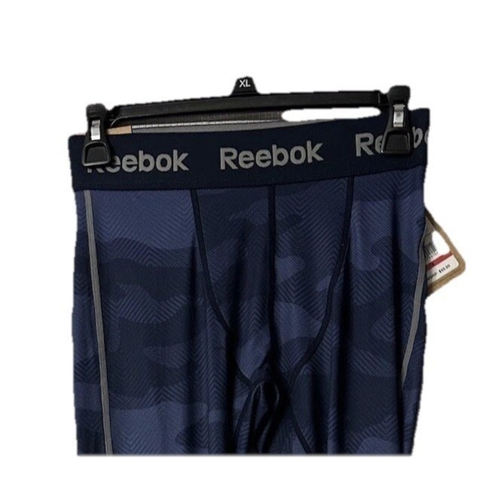 NWT‎ Reebok Mens Blue Reed Compression Workout Pants Size Small - Picture 2 of 11